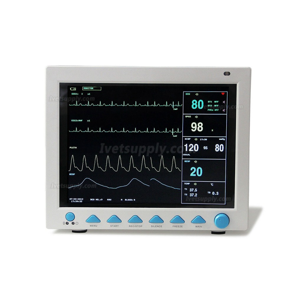 CONTEC CMS8000-VET Veterinary Patient Monitor,6 Parameters,ICU CCU Vital Signs